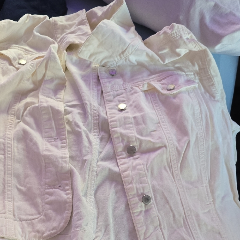 Charter Club Off-White Cotton Jacket
